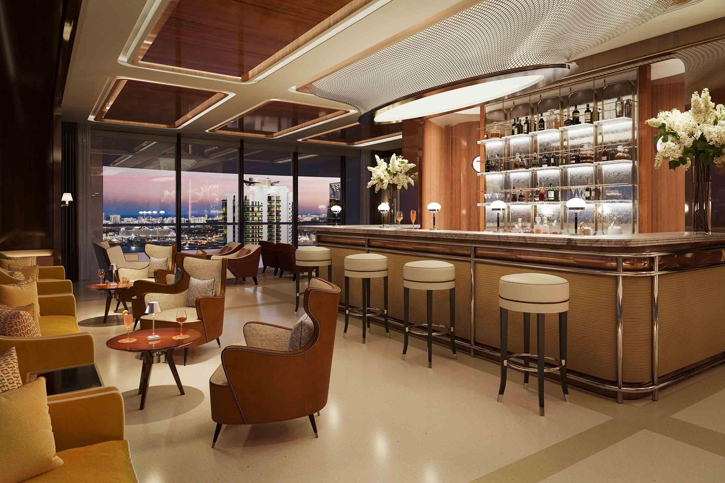 Rendering of Cipriani Residences Brickell Miami Speakeasy